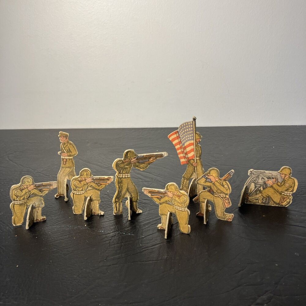 VTG Bomber Raid Board Game 1943 Fairchild Toy Soldier Military General 8 Piece